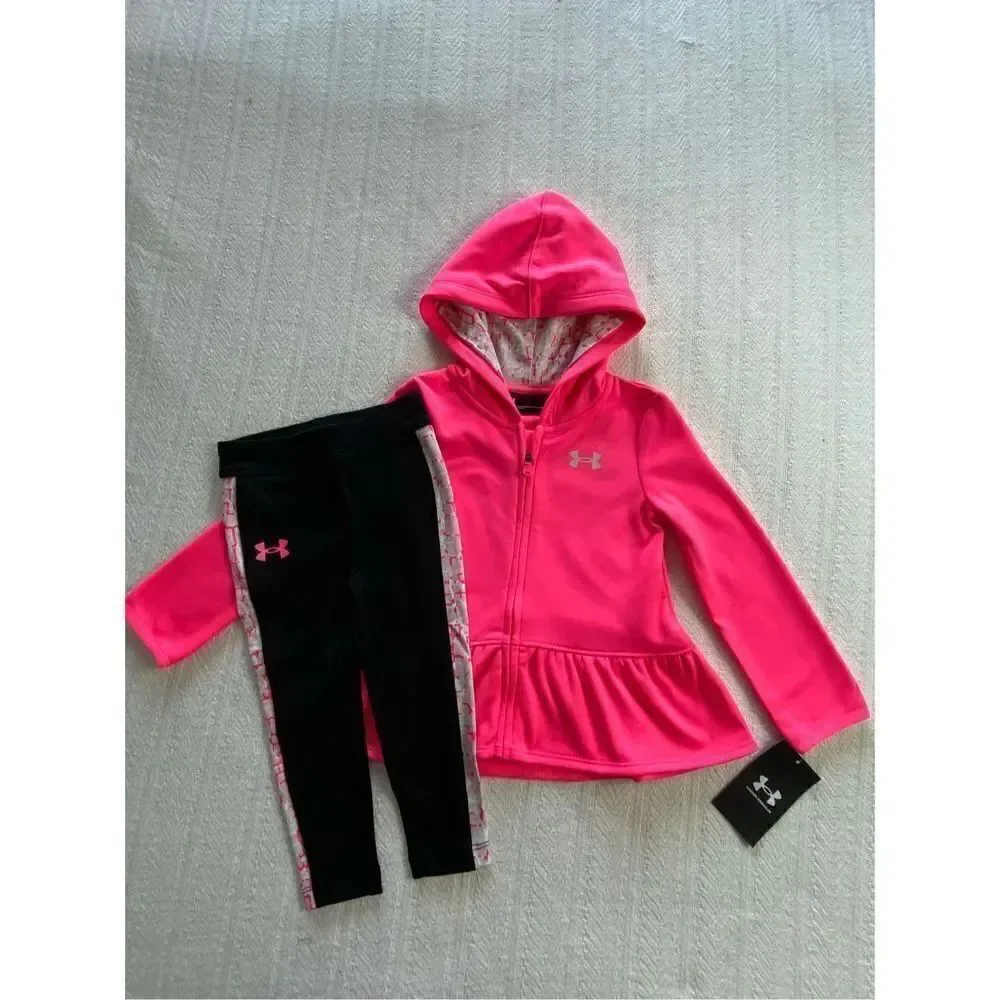 UNDER ARMOUR BABY GIRL 18M Wild Hoodie & Legging Set